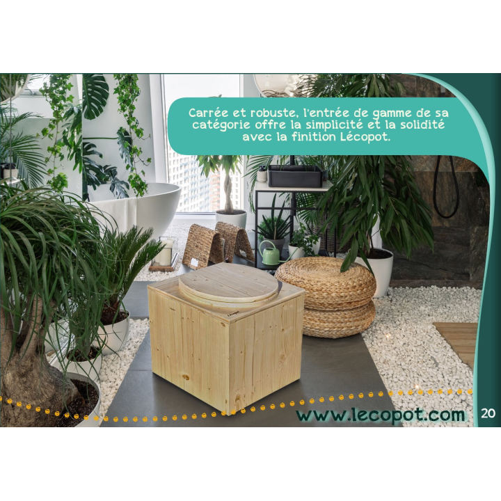 Le Block - Toilette sèche LECOPOT