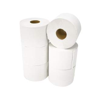 Paquete de 6 rollos papel higiénico 600 hojas ECOLABEL