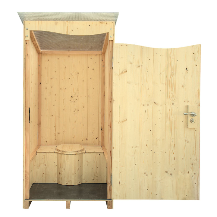 La Ventarèl – Spruce outdoor cabin for compost toilet - Lécopot