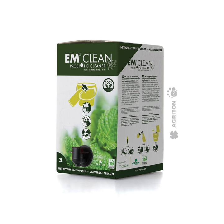 Limpiador natural para todas las superficies a base de microorganismos menta