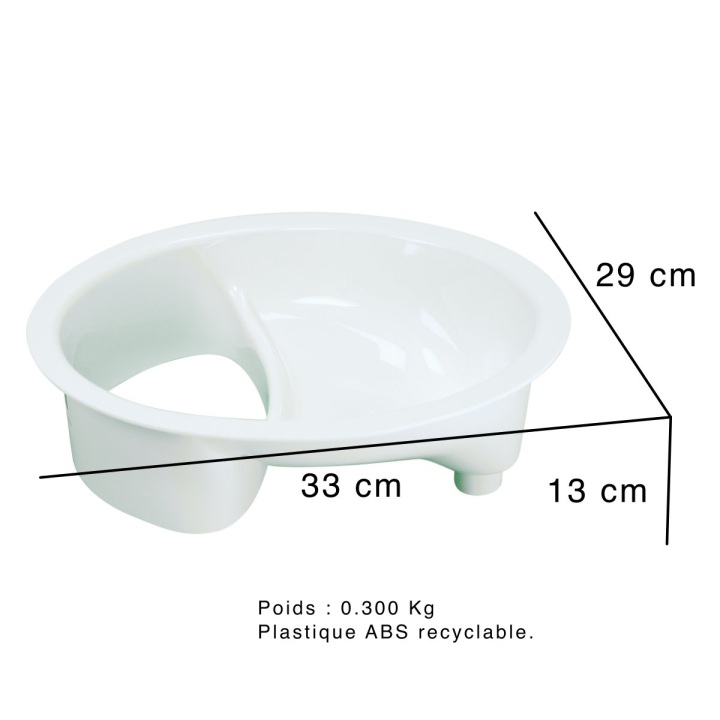 Separador de orina para inodoro seco ecológico Lécopot