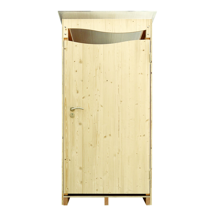 La Ventarèl - Cabine extérieure ÉPICÉA pour toilette sèche LECOPOT