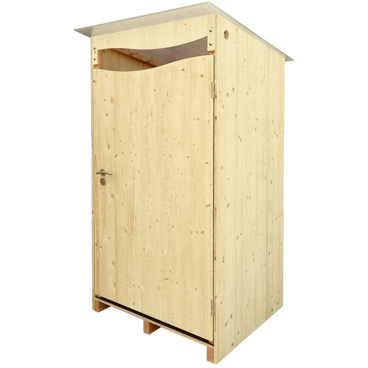 La Ventarèl - Cabine extérieure ÉPICÉA pour toilette sèche LECOPOT
