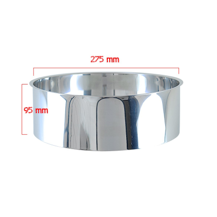 Bavette inox standard pour toilette sèche