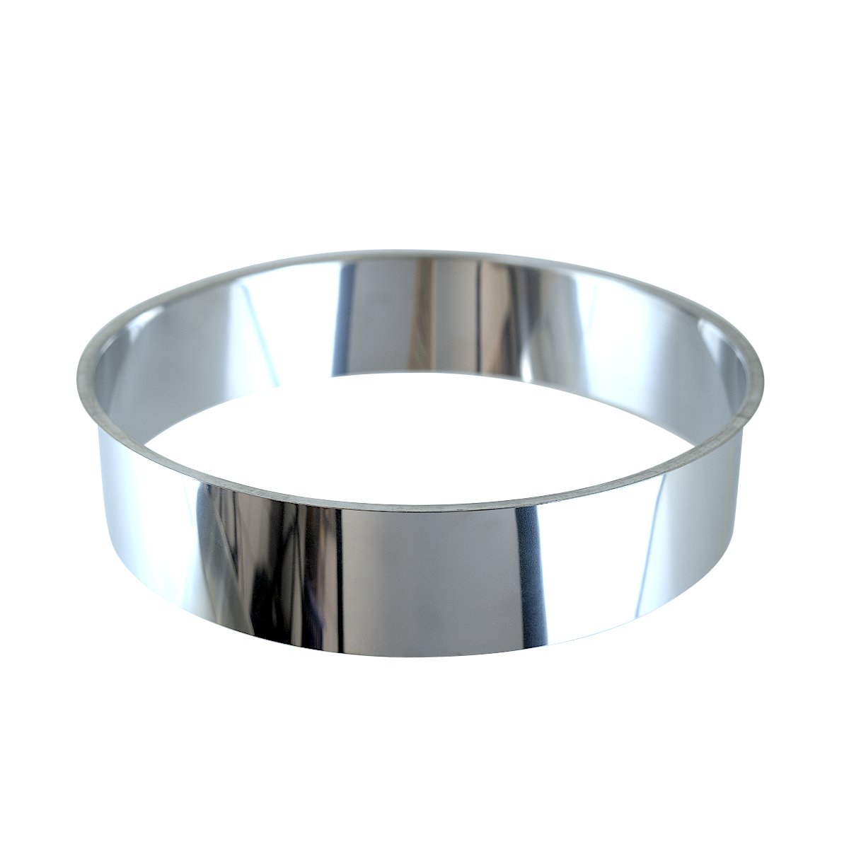 Stainless steel collar for compost toilets - Short model