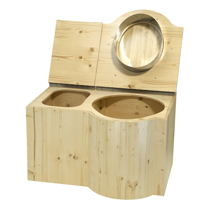 Der Schmetterling - Trockentoilette mit Spanbehälter - Lécopot