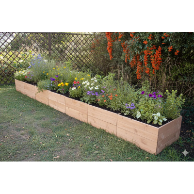 Carré Potager Modulable en Bois Douglas 60x60cm | Origine France