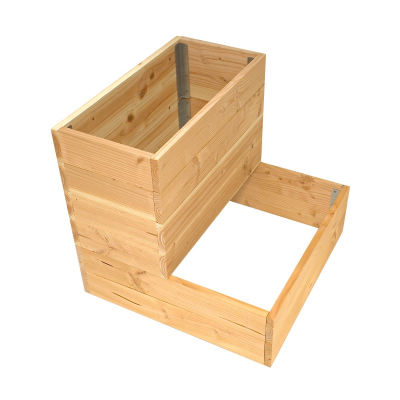 Carrés potagers modulables avec composteur