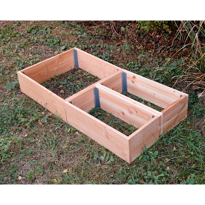 Carrés potagers modulables avec composteur