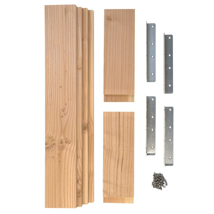 Carrés potagers modulables avec composteur