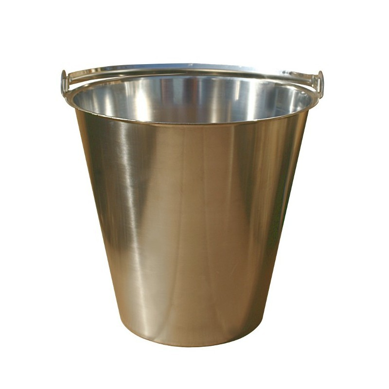 Stainless steel bucket for dry toilet - Lécopot