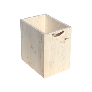 Cajón sin tapa para virutas de madera para sanitario seco  - Lécopot