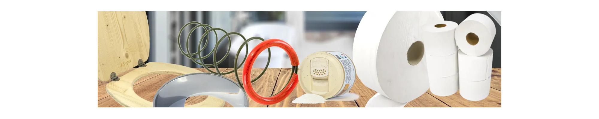 Buckets and accessories for dry toilets