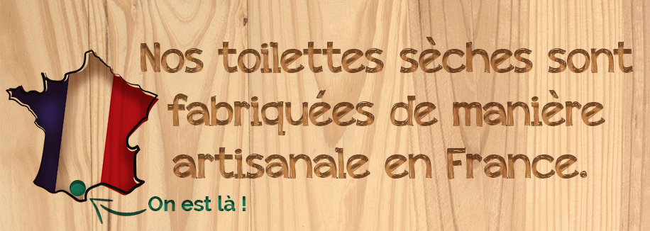 Toilettes fabriquées de manières artisanale en France
